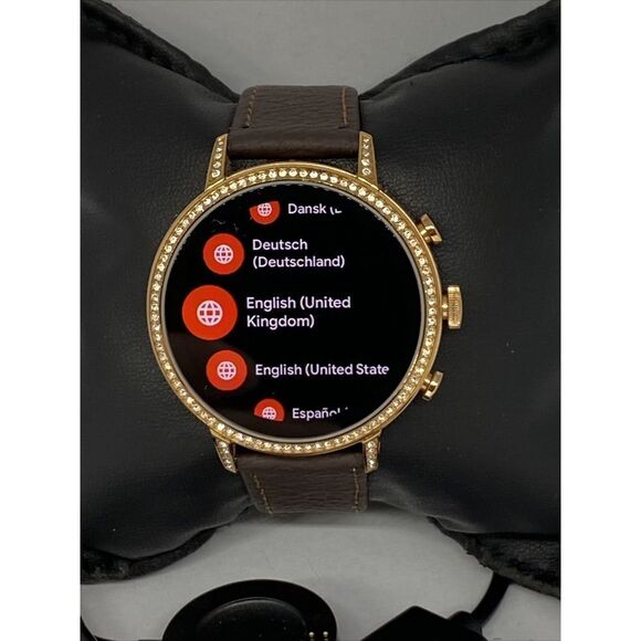 Fossil Gen 4 Authentic Digital Dial Smart Watch Custom Band FTW6015 CR169 - Picture 3 of 12